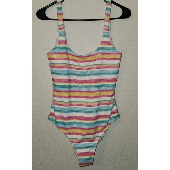 Roxy Island In The‎ Sun One Piece Bathing Suit Swim Suit Women's Size Large - Picture 3 of 4